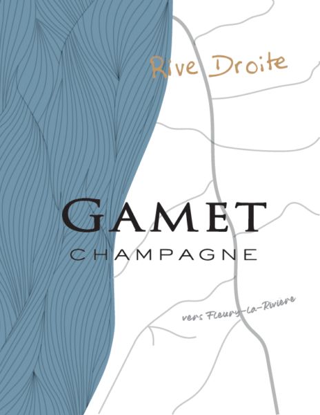 Gamet Rive Droite Blanc de Noire Brut Champagne 750mL
