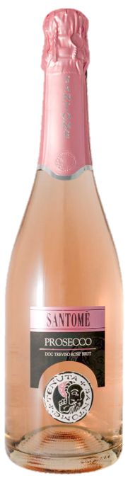 Santome Rose Prosecco Brut 750mL