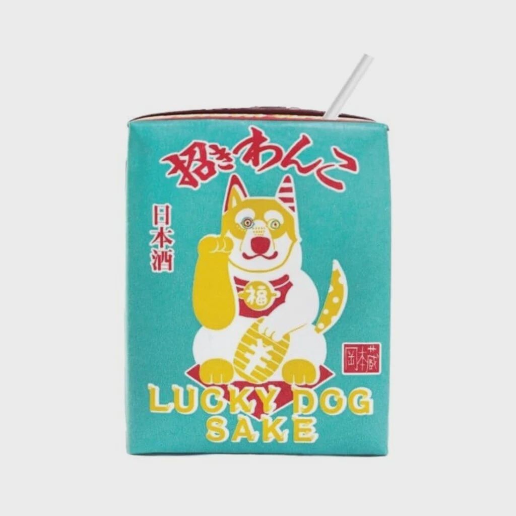 180mL Lucky Dog Sake Juice Box