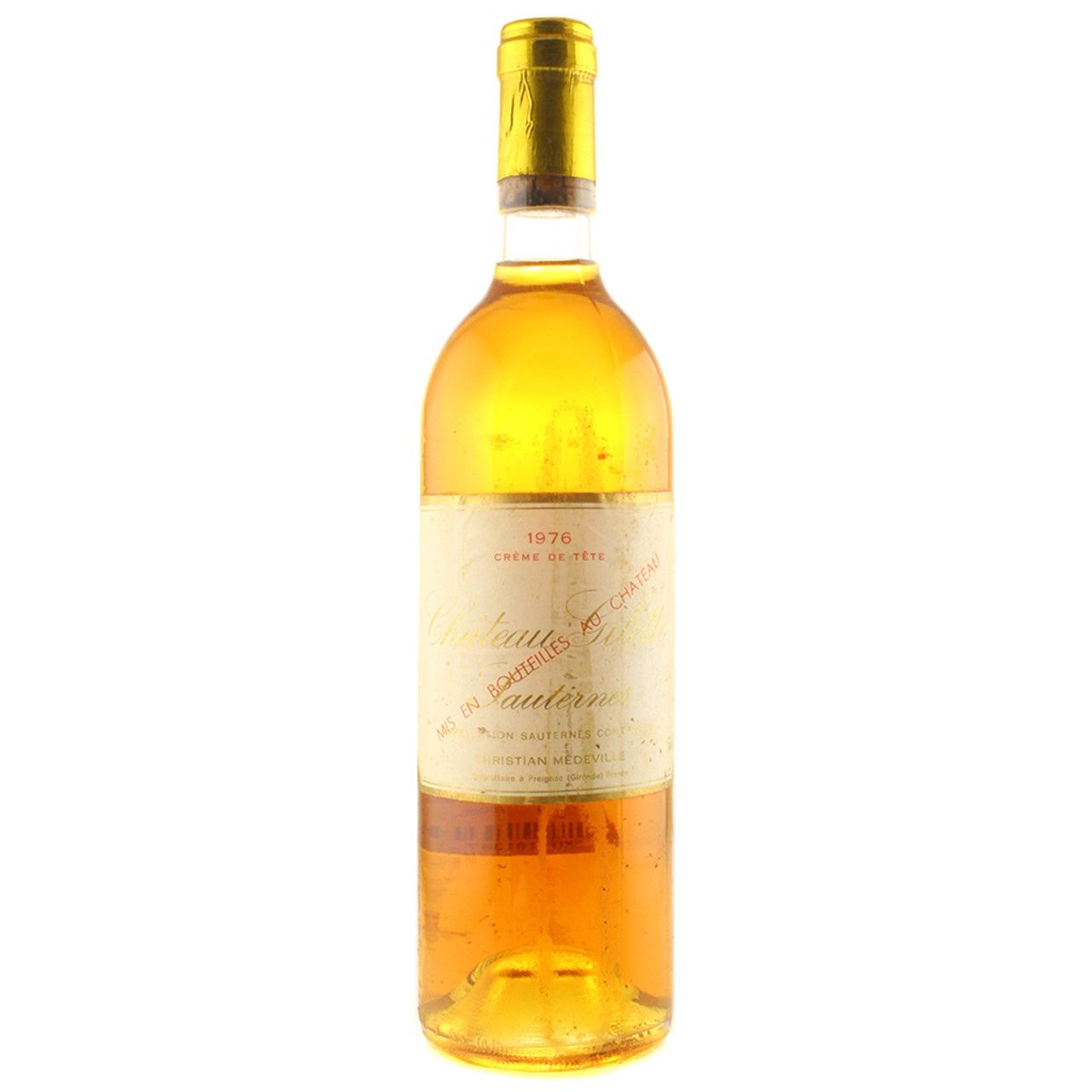 1976 Chateau Gilette Sauternes Creme De Tete 750mL