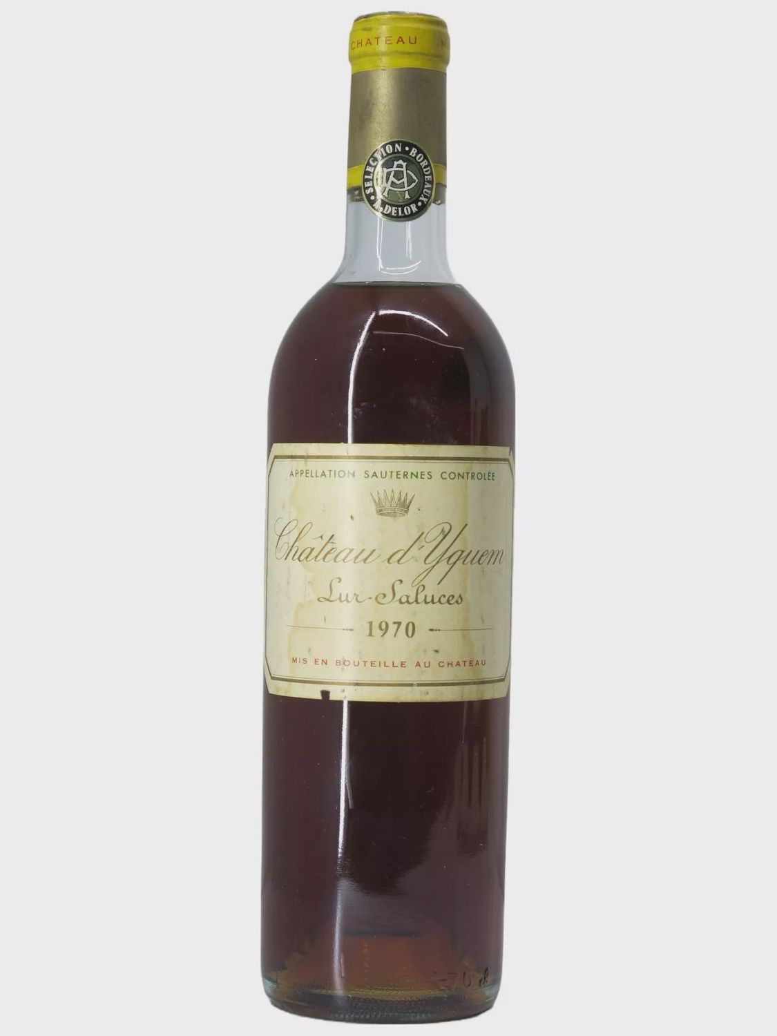 1970 Chateau d'Yquem Sur-Saluces Sauternes 750mL