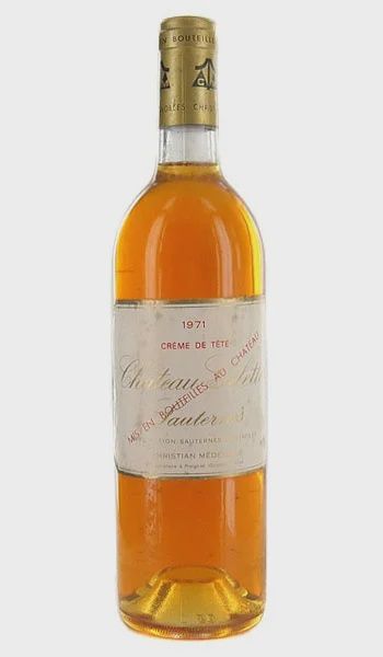 1971 Chateau Gilette Sauternes Creme De Tete 750mL