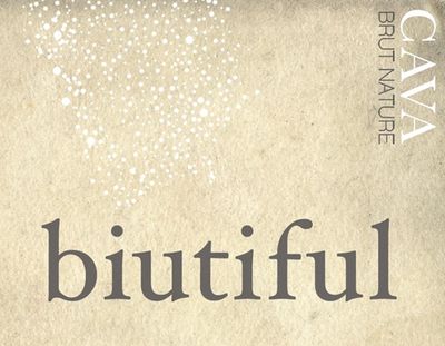 Biutiful Cava Brut Nature 750mL