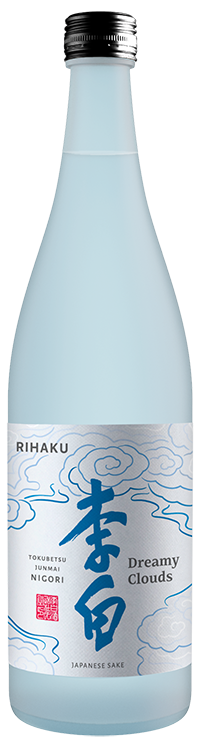 720mL-B Rihaku Dreamy Clouds Junmai Nigori Sake
