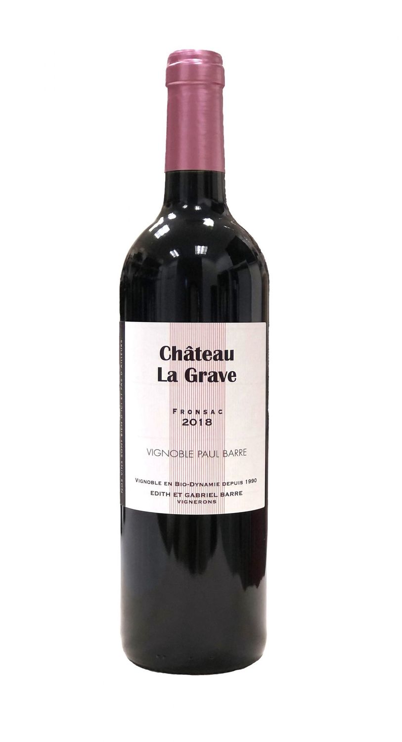 Paul Barre Chateau La Grave Fronsac 750mL