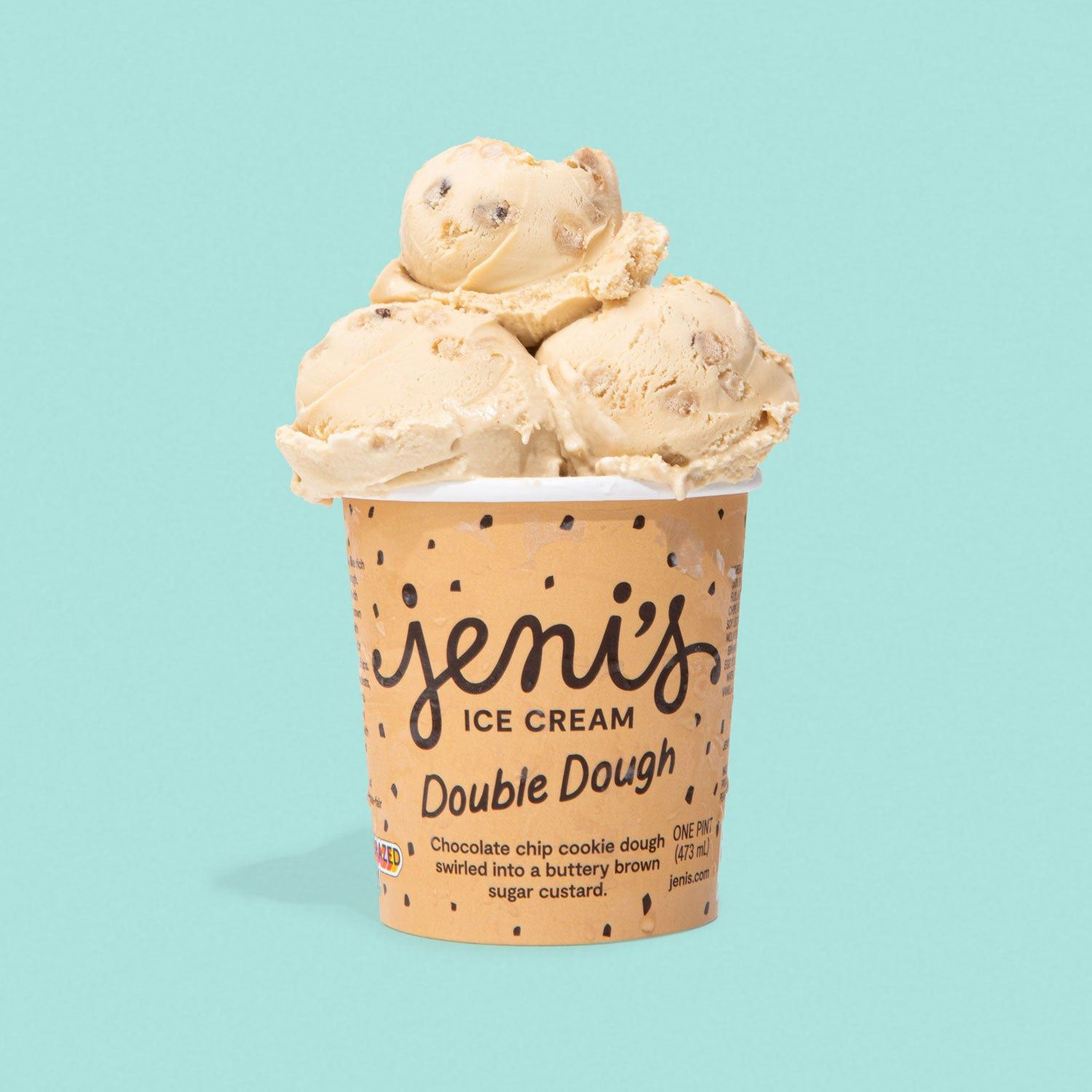 16oz Jeni's Ice Cream "Double Dough"
