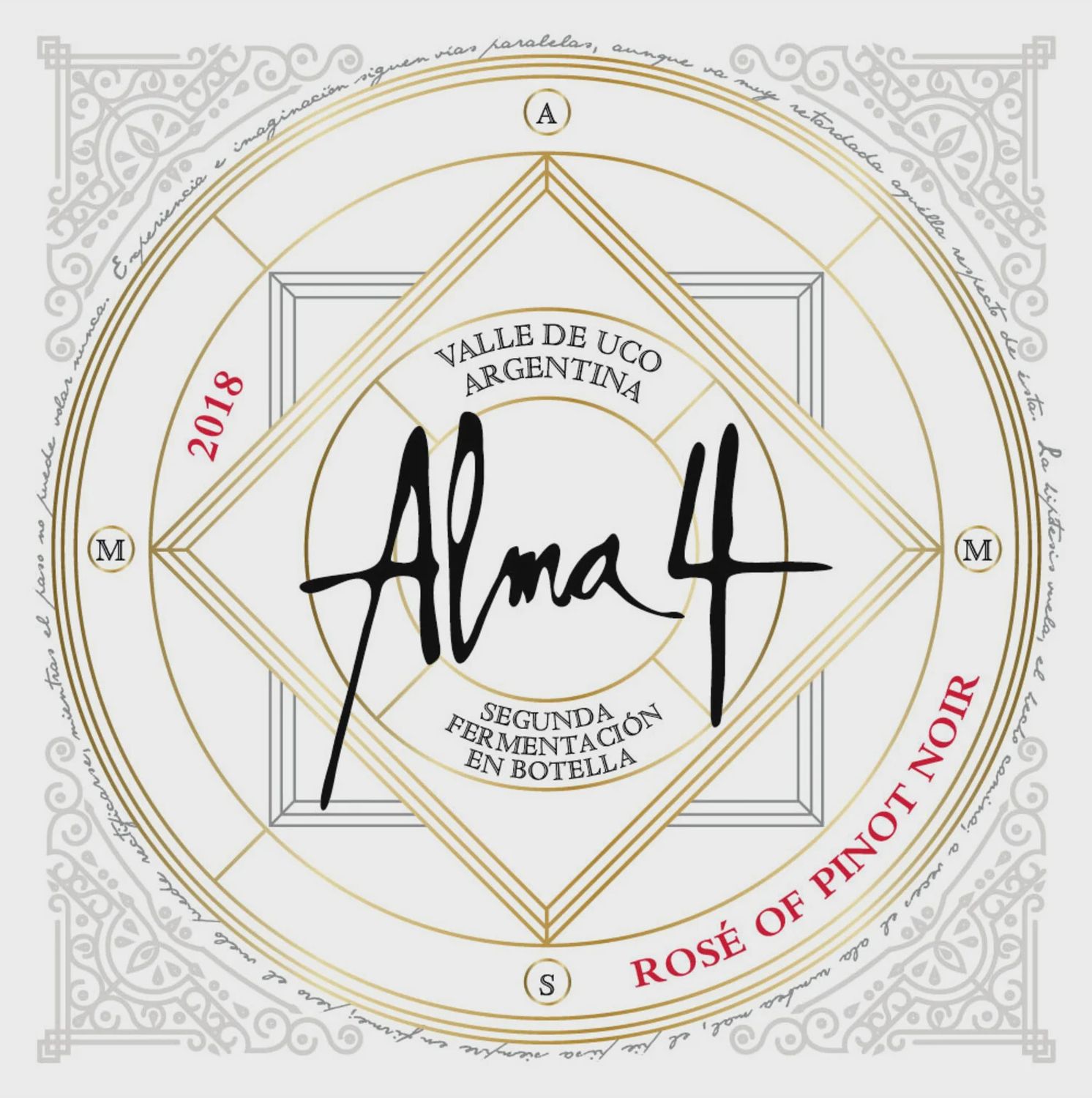 Almacita Alma4 Rose of Pinot Noir 750mL