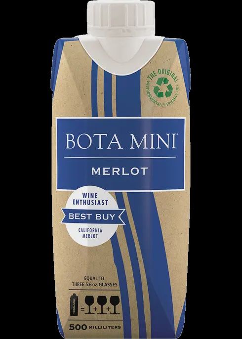 500mL Bota Box Mini Merlot