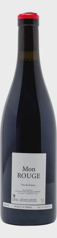 Anne &amp; Jean-Francois Ganevat "Mon Rouge" 750mL