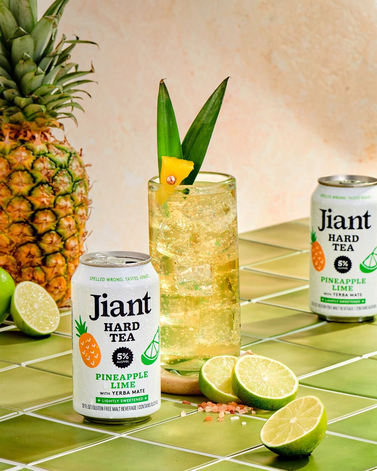 12oz-C Jiant "Pineapple Lime w/ Yerba Mate"