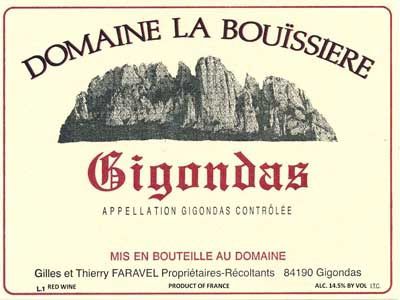 Domaine La Bouissiere Gigondas 750mL