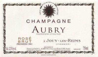 Aubry NV Brut Rose Champagne 750mL