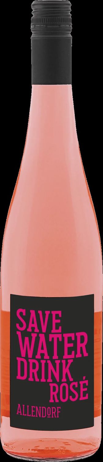 Fritz Allendorf Save Water Drink Rose NA Wine 750mL