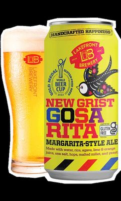 12oz-C Lakefront "New Grist" Gosa Rita Margarita-Style Ale