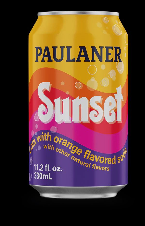 12oz-C Paulaner "Sunset" Orange Cola