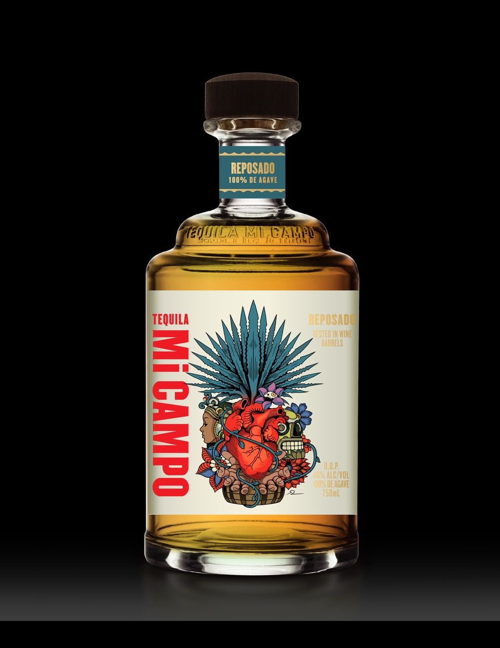 Mi Campo Reposado Tequila 750mL