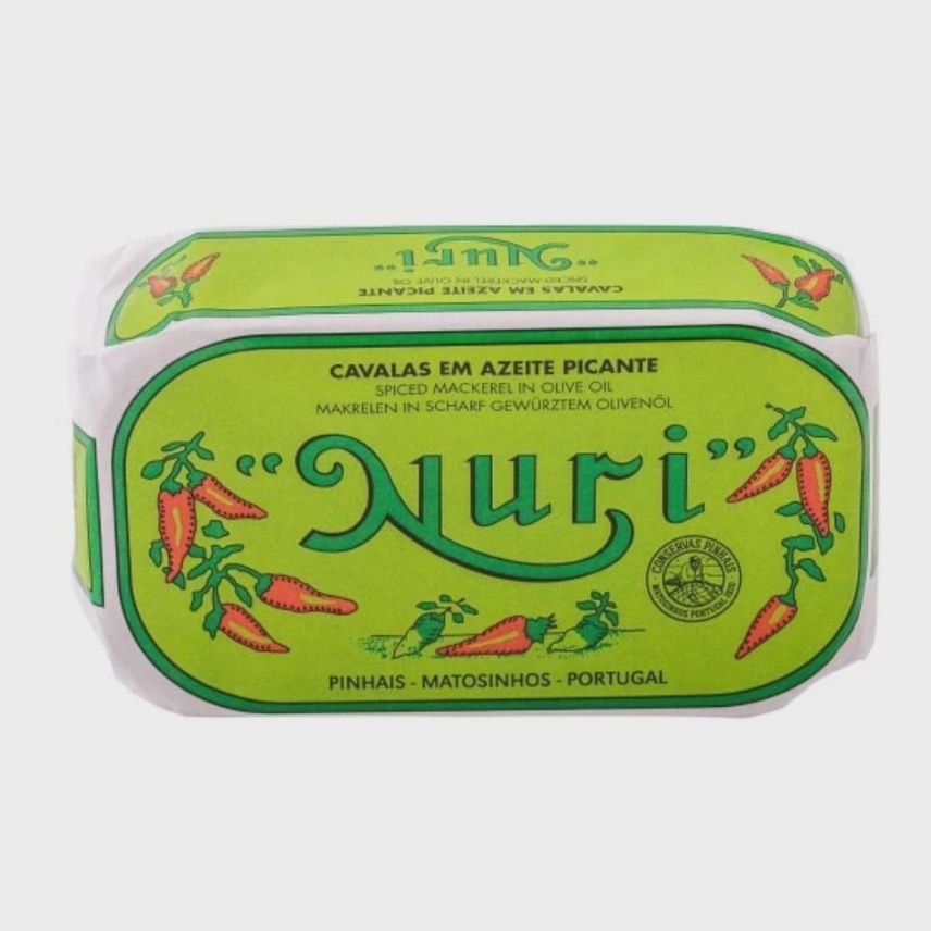 125g Nuri "Spiced Mackerel in Olive Oil"