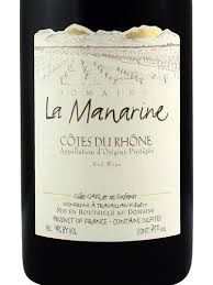 La Manarine Cotes du Rhone Rouge 750mL