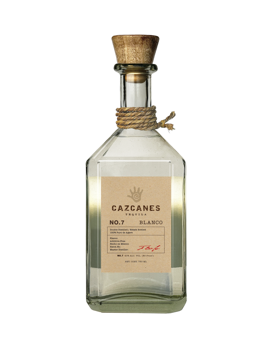 Cazcanes No. 7 "80 Proof" Blanco Tequila 750mL