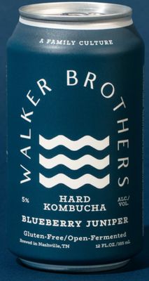 12oz-C Walker Brothers "Blueberry Juniper" Hard Kombucha