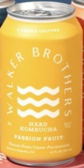 12oz-C Walker Brothers "Passion Fruit" Hard Kombucha”