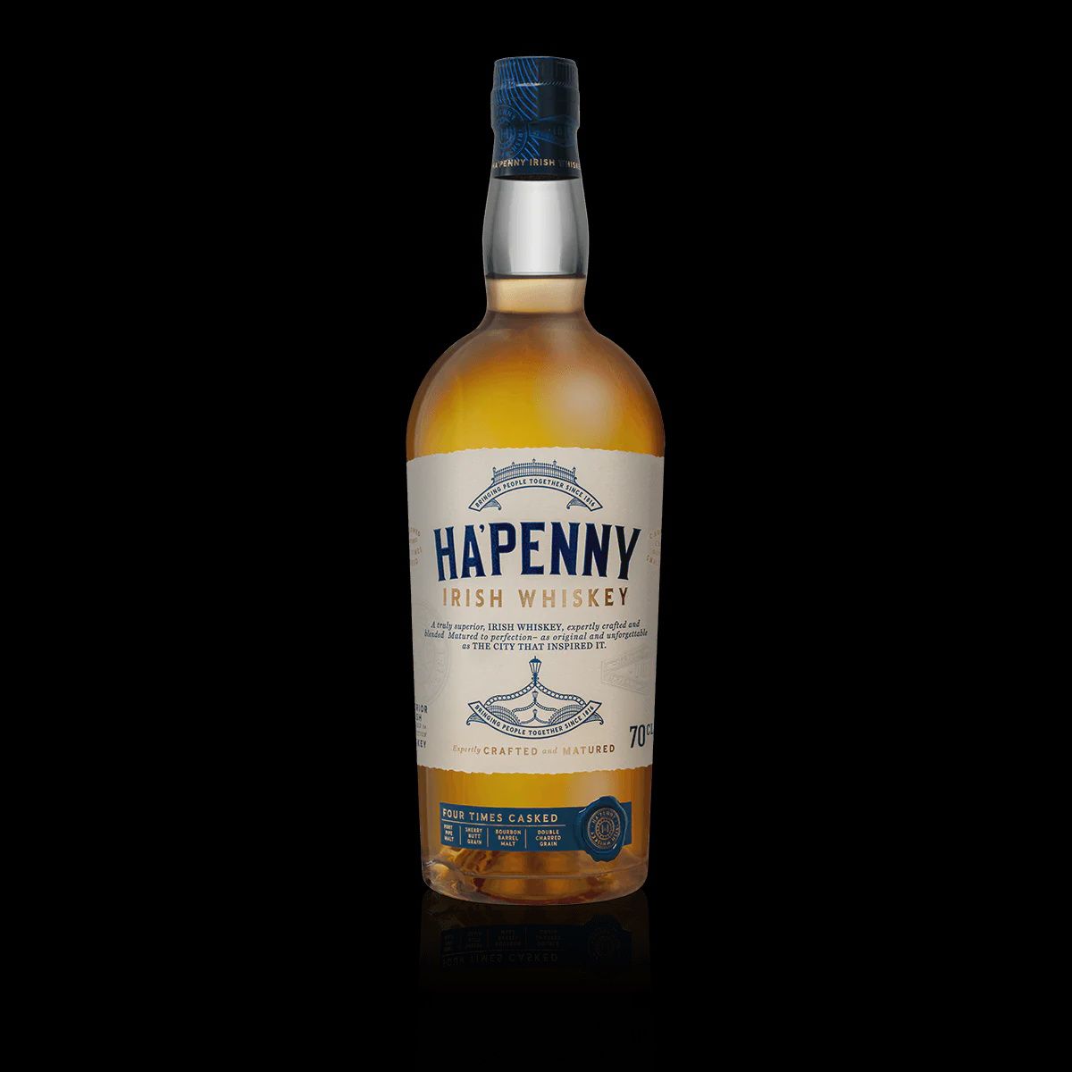 Ha'Penny Four Cask Irish Whiskey 750mL