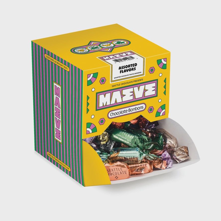 .33oz Seattle Chocolate presents Maeve "Assorted BonBons"