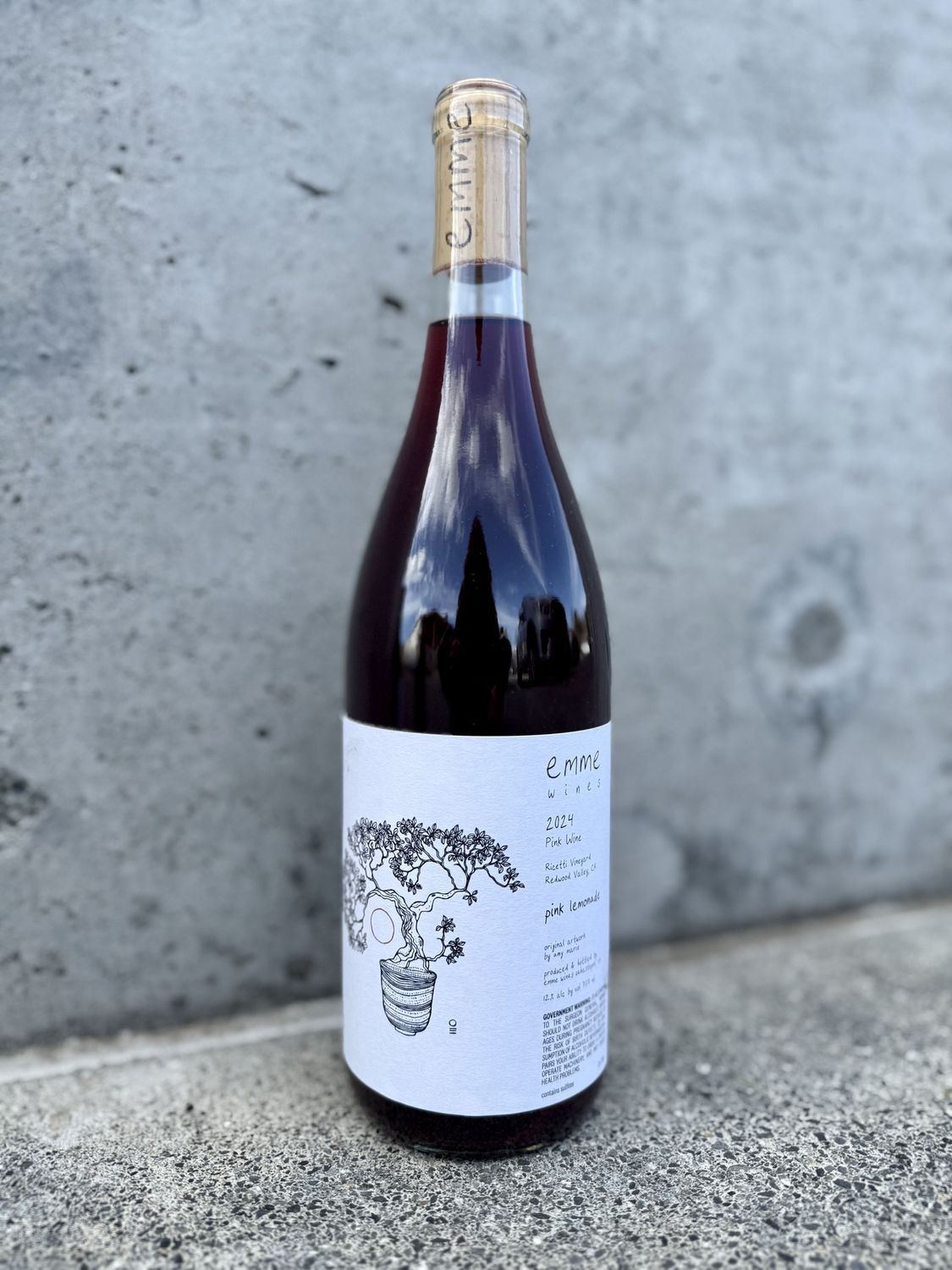 Emme Wines "Pink Lemonade" Chillable Red 750mL