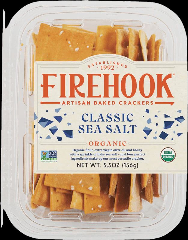 5.5oz Firehook Sea Salt Crackers