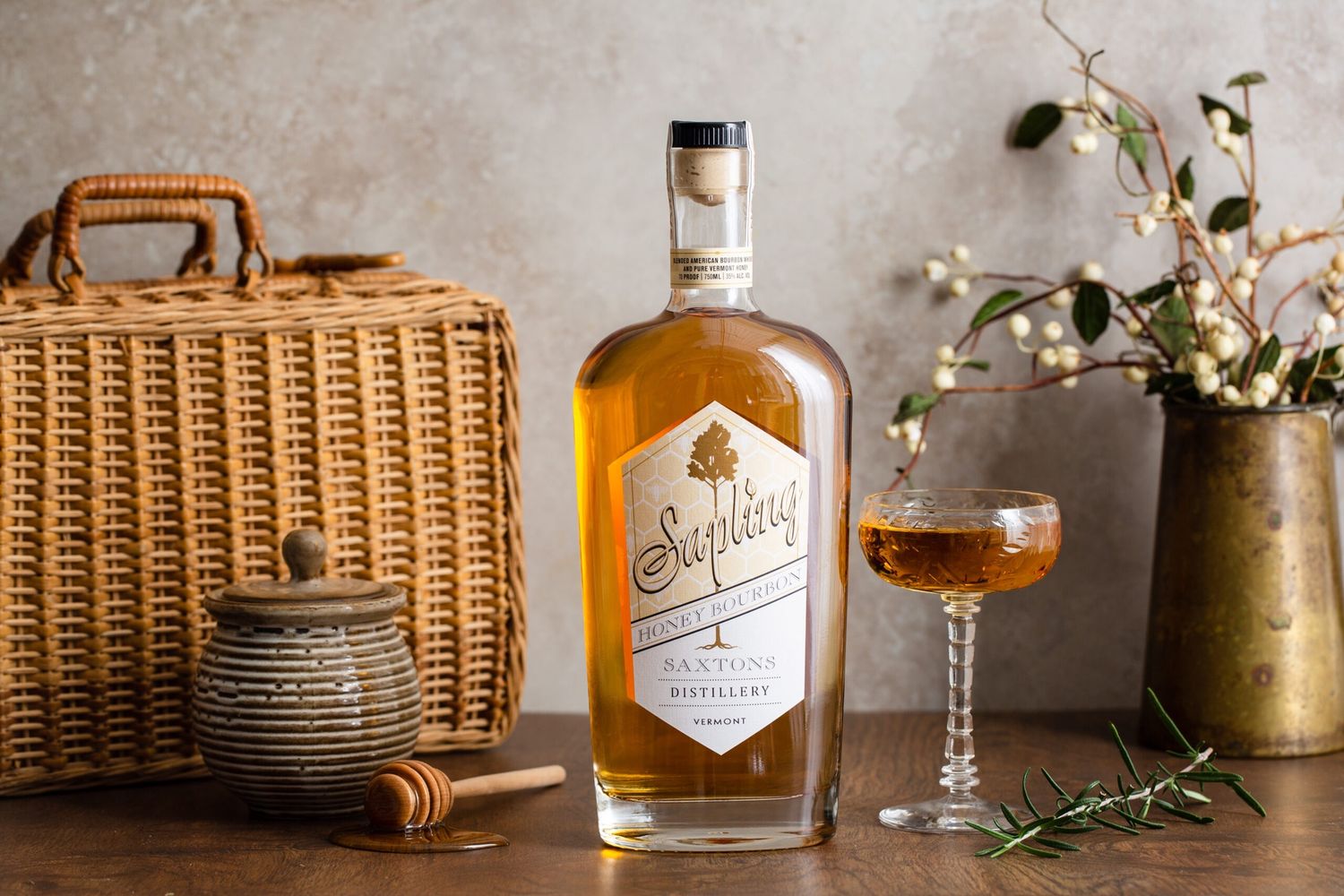 Saxtons Sapling Honey Bourbon 750mL