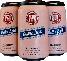 12oz-C Ground Breaker "Blackberry Olallie Light" Fruit Ale