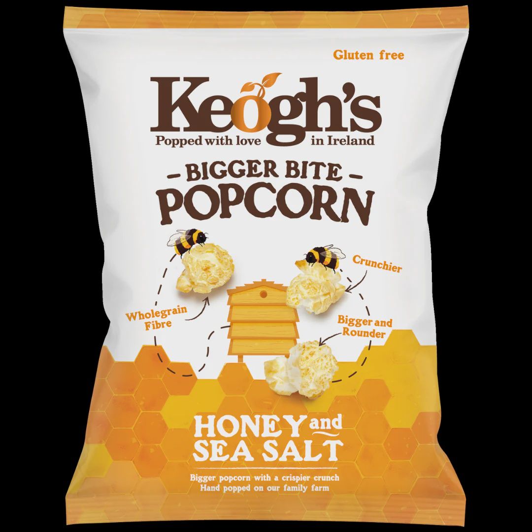 3.2ox Keogh's Irish Honey/Sea Salt Popcorn