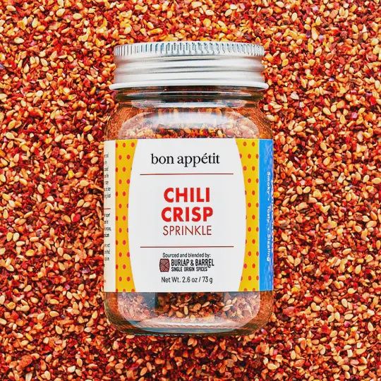 2.6oz Burlap &amp; Barrel x Bon Appétit "Chili Crisp Sprinkle" Single Origin Spice Blend