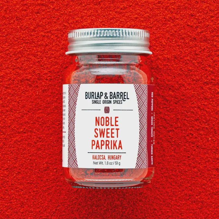 1.8oz Burlap &amp; Barrel "Noble Sweet Paprika" Single Origin Spice &amp; Seasoning