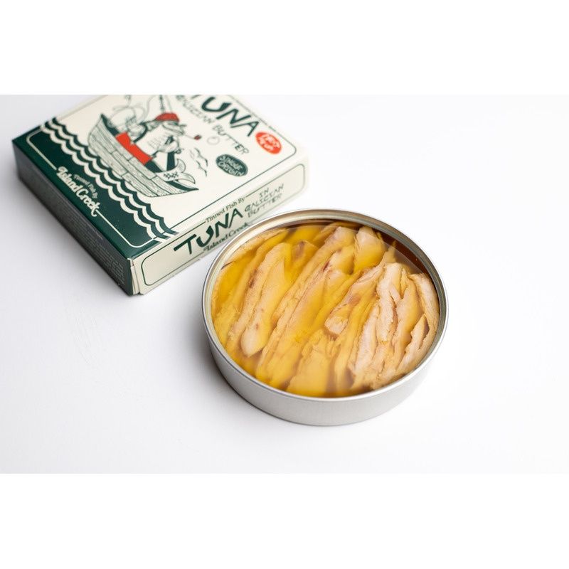 3.9oz Island Creek Oysters "Tuna Belly in Galician Butter"