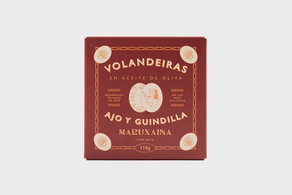 110g Maruxaina "Galician Scallops in Spanish Olive Oil, Garlic &amp; Chili (Guindilla)"