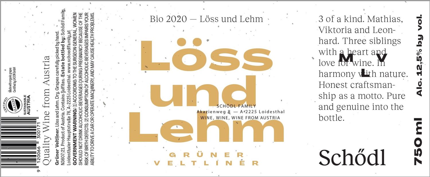 Weingut Schodl Loss &amp; Lehm Gruner 750m