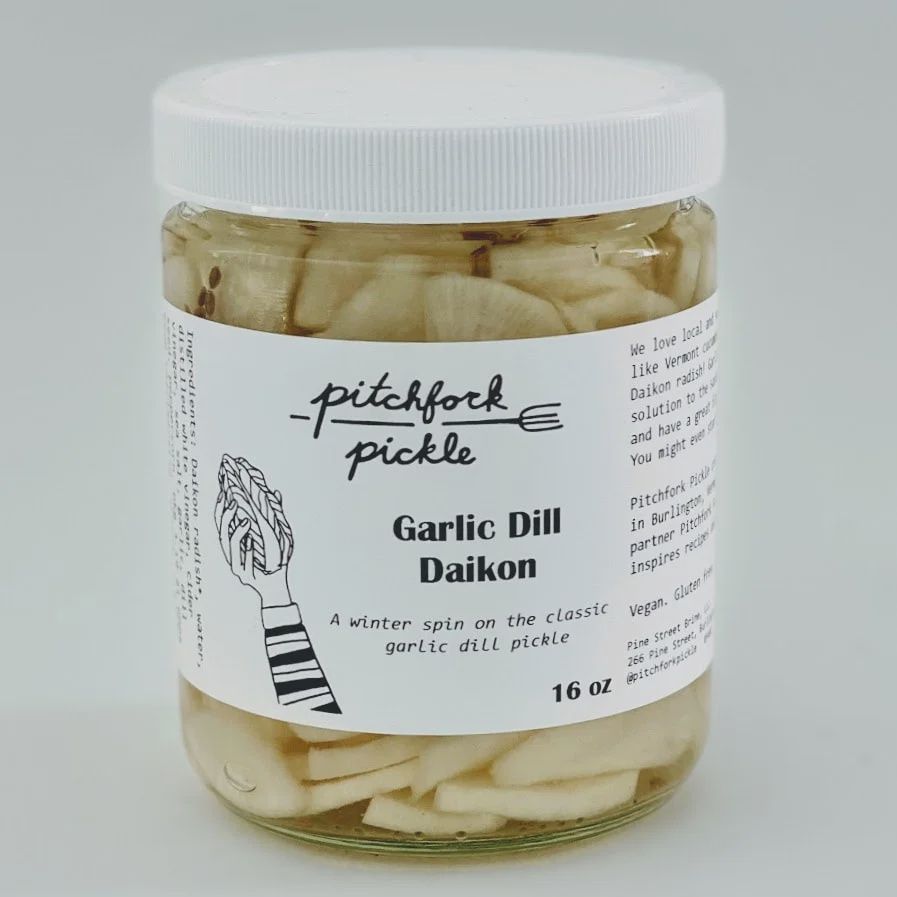 16oz "Garlic Dill Daikon" Pitchfork Pickles