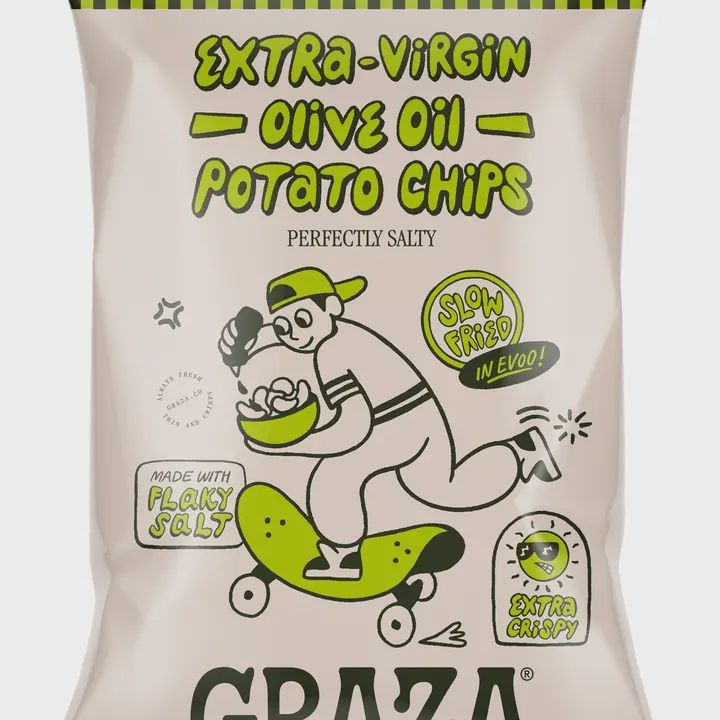 150g Graza's Perfectly Salty Chips Fried in Evoo