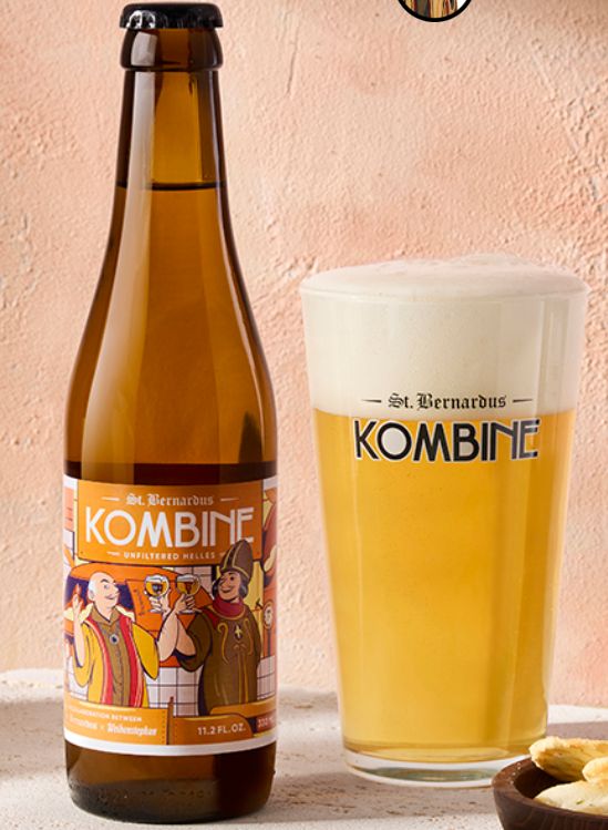 11.2oz St Bernardus x Weihenstephan "Kombine" Unfiltered Helles