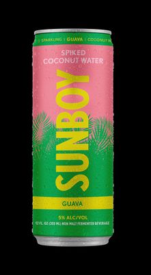 12oz Sunboy "Guava" Spiked Coconut Water
