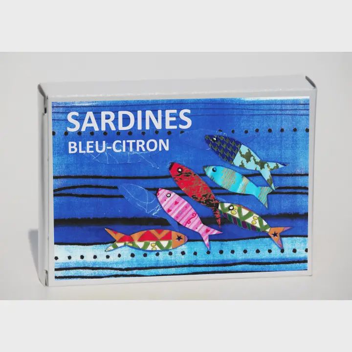 115g Capitaine Nat' "Sardines Bleu Citron (Lemon)"