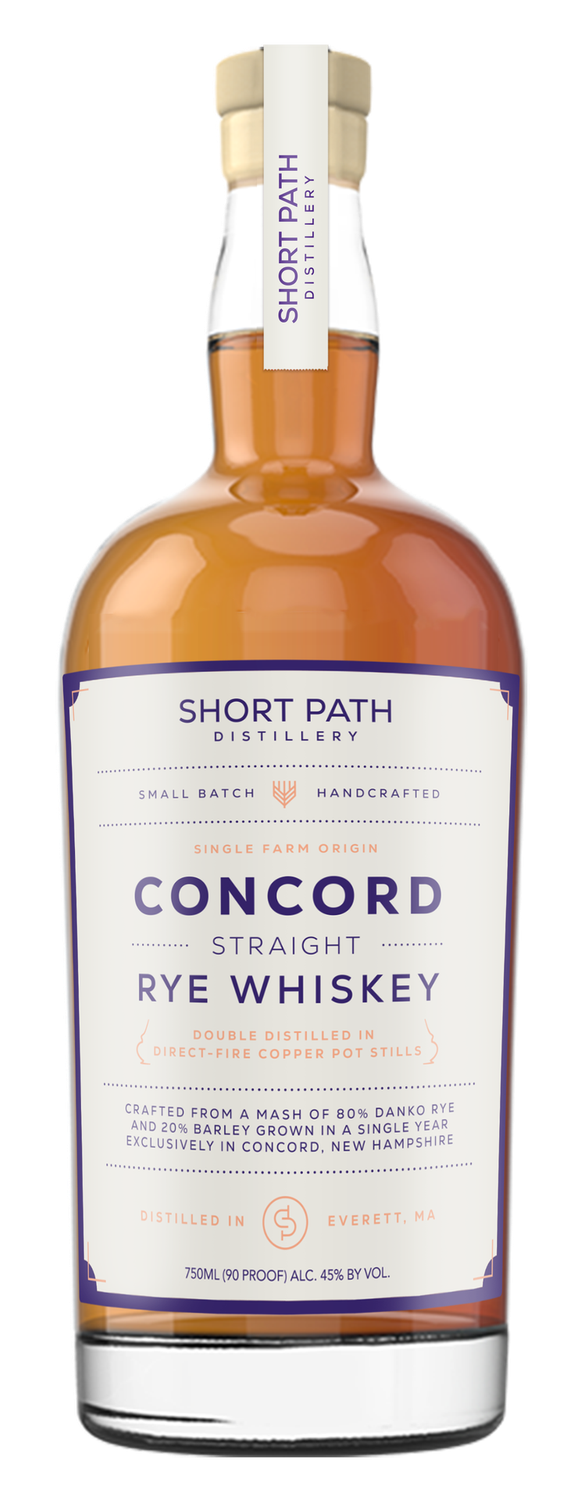 Short Path Concord Straight Rye Whiskey 750mL