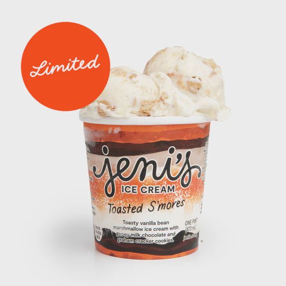 16oz Jeni's Ice Cream "Toasted S'mores"