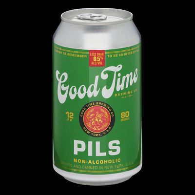 12oz-C Good Time Brewing Co. "Non Alcoholic Pils"