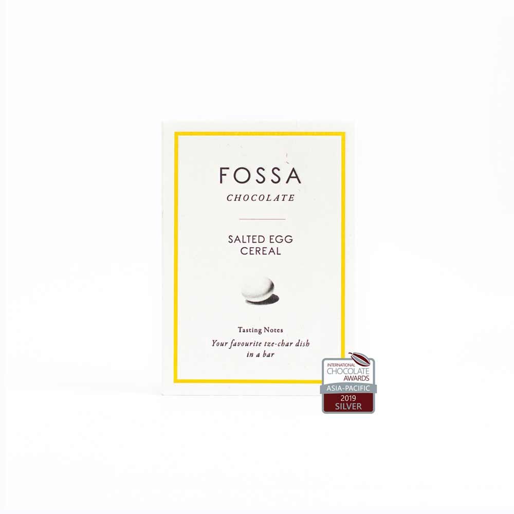 50g Fossa "Salted Egg Cereal Blond Chocolate"