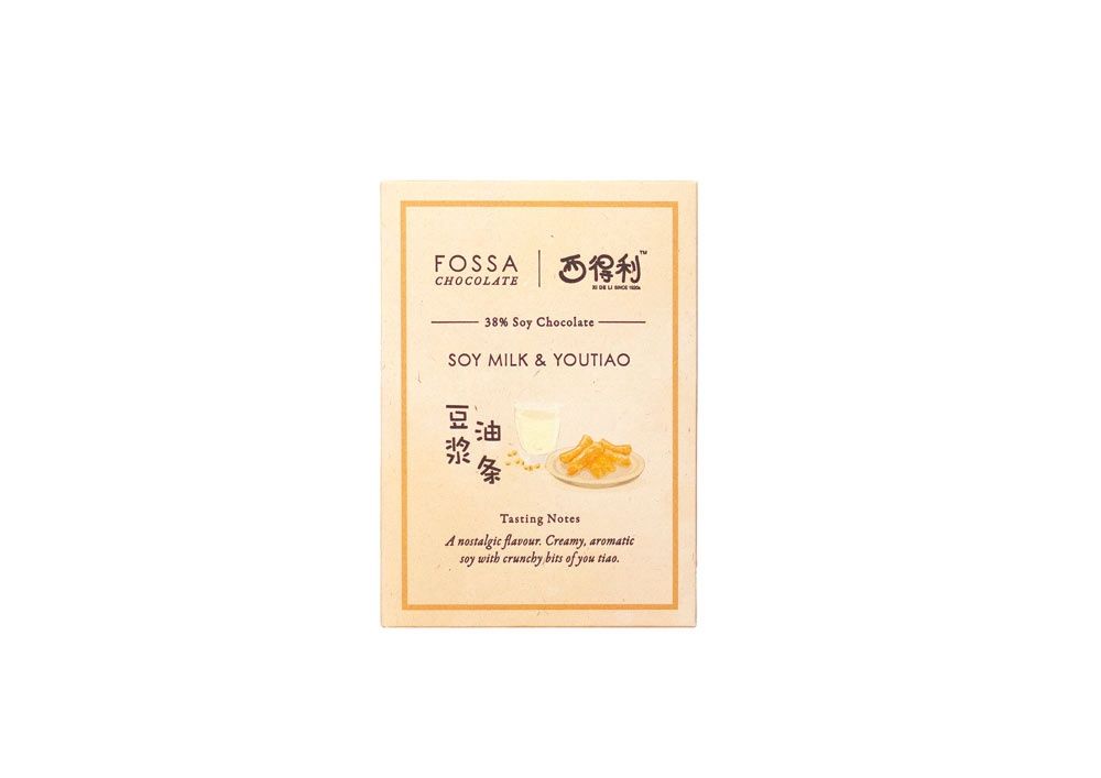 50g Fossa x Xi De Li "Soy Milk &amp; Youtiao 38% Chocolate"