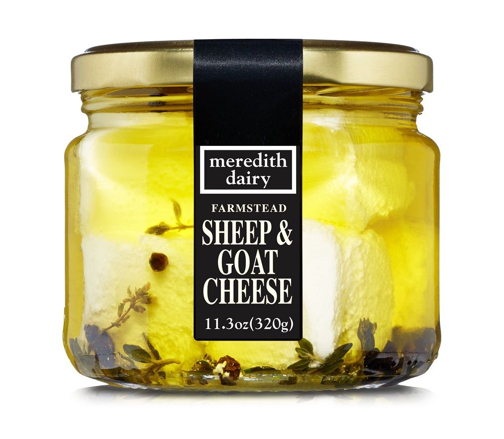 11oz-Jar Marinated Sheep/Goat Cheese Meredith Dairy