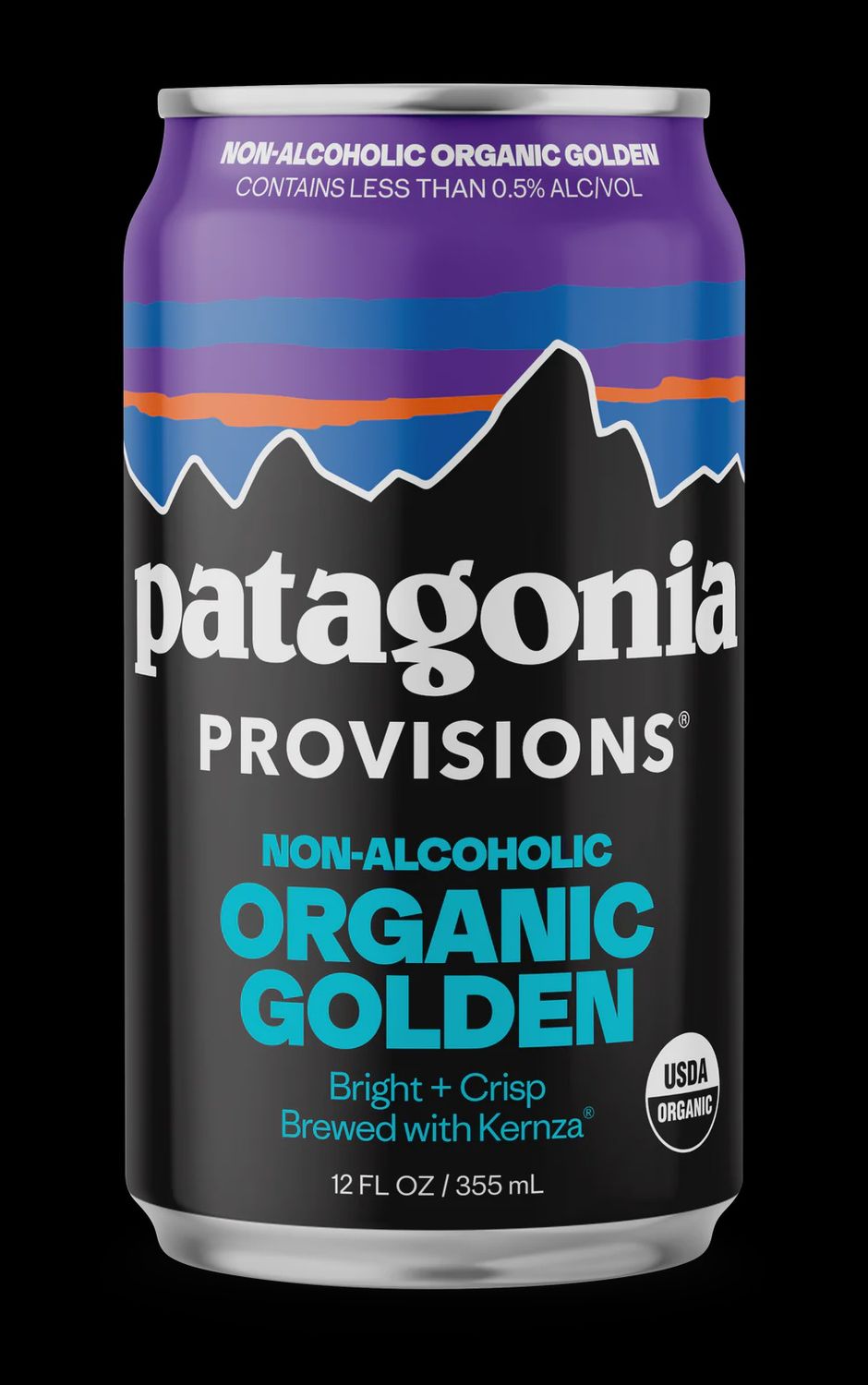 12oz-C Deschutes "Patagonia Provisions Non-Alcoholic Organic Golden w/ Kernza"