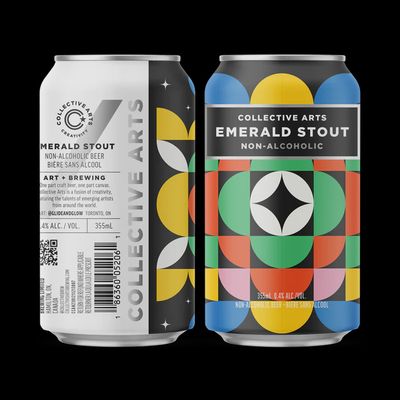 12oz-C Collective Arts "Emerald Dark" N/A Beer